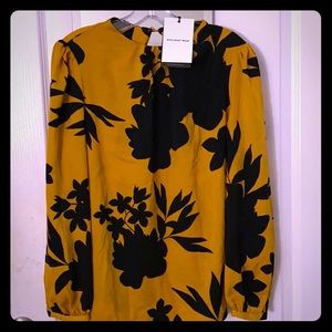 NWT Who What Wear floral blouse